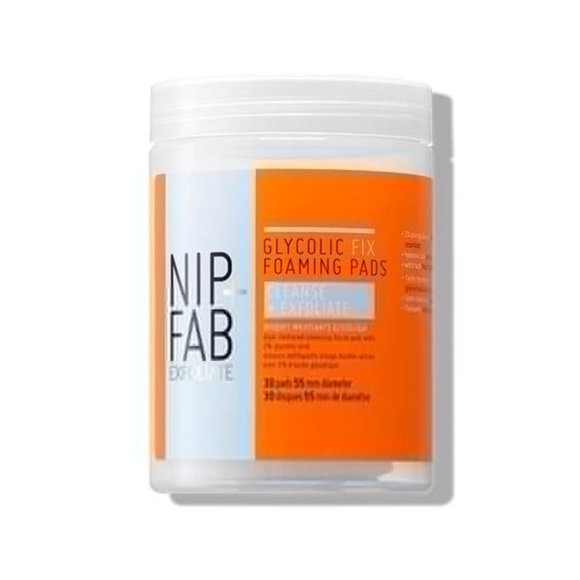 SEALED Nip + Fab Glycolic Fix Foaming Pads Cleanse & Exfoliate - Picture 1 of 10